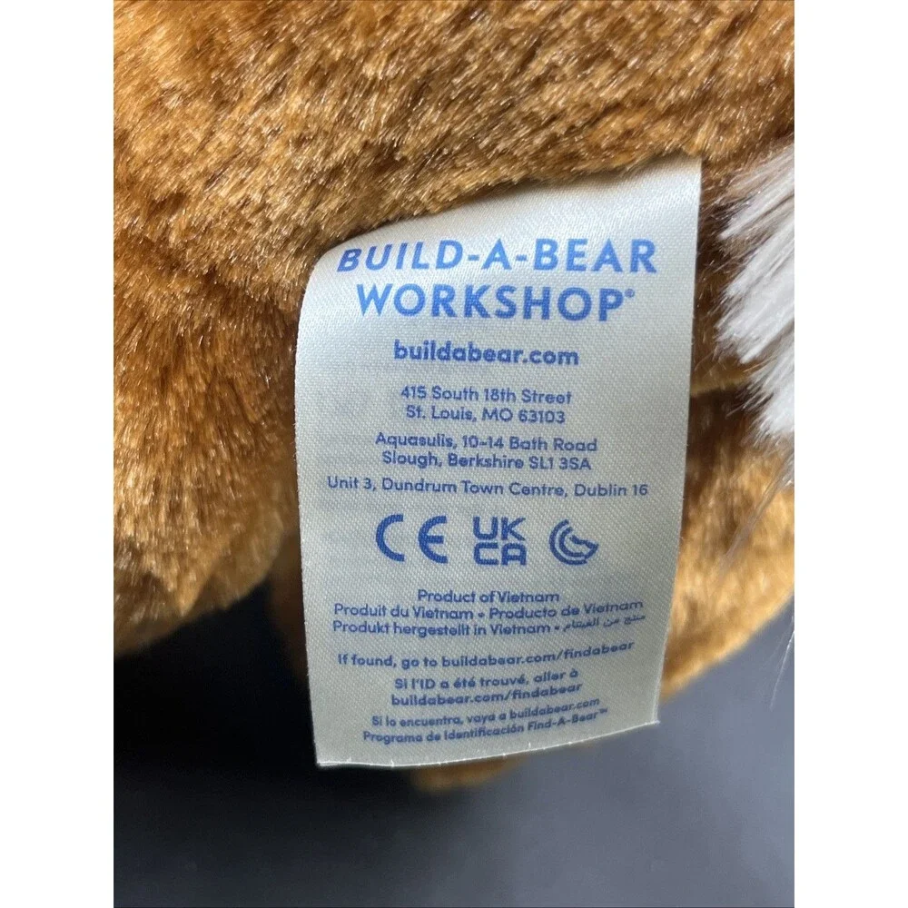 Build-A-Bear Workshop Reindeer Plush Stuffed Animal Toy 2023 Brown White Deer